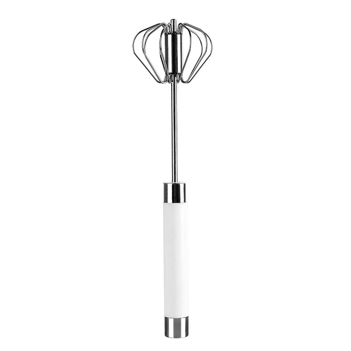 The Semi-automatic Stainless Steel Egg Beater