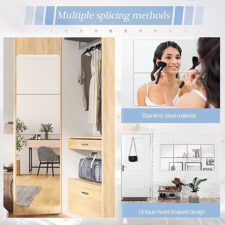 4Pcs Acrylic Mirror Stickers - Affordable Elegance Solution