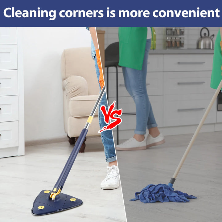 360° Rotating Triangle Mop: Effortless Floor Cleaning for Every Corner